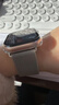 ESCASE適用蘋(píng)果手表表帶米蘭尼斯apple watch11/10/9/8/7/6/5/SE3防水腕帶磁吸搭扣38/40/41mm 星光色 曬單實(shí)拍圖