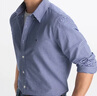 Tommy Hilfiger【重磅牛津紡】秋冬男女純棉休閑度假風(fēng)格紋長(cháng)袖襯衫外套 寶藍格紋0MV S （推薦：120-135斤） 曬單實(shí)拍圖