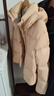 坦博爾泡芙羽絨服女短款脫卸帽秋冬保暖外套25新款5530520D松露橘粉160 曬單實(shí)拍圖