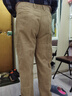 梵昊純棉燈芯絨男褲中老年人秋冬季中年休閑條絨褲男加絨加厚爸爸褲子 淺卡其【春秋款】 38 腰圍3尺0【推薦172-182斤】 曬單實(shí)拍圖