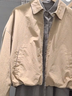 江南布衣（JNBY）【商場(chǎng)同款】25秋新品夾克外套翻領(lǐng)寬松短款外套5P9613740 287/黃卡其 S 曬單實(shí)拍圖