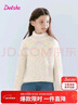 笛莎（DEESHA）童裝女童針織衫加厚2025冬季款大童女孩兒童高領(lǐng)毛衣 曬單實(shí)拍圖