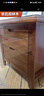 余氏森林木免安裝實(shí)木床頭柜儲物柜新中式經(jīng)濟性臥室收納柜經(jīng)濟性實(shí)用床邊柜 平抽款深胡桃色【整裝發(fā)貨】 曬單實(shí)拍圖