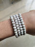 妍韻珠寶收藏級10x8mm大留白小細星星月菩提子高密手串108顆木把件手鏈 曬單實(shí)拍圖