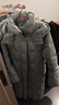 波司登（BOSIDENG）25新款鵝絨羽絨服商場(chǎng)熱賣(mài)同款女中厚過(guò)膝長(cháng)款修身連帽外套 月光石藍5A43 L 170/92A 體重約120-130斤 曬單實(shí)拍圖