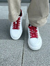 卡賓本命年鞋子男鞋冬季新款拼色休閑鞋百搭厚底增高輕便防滑男士板鞋 棗紅色 41 【標準皮鞋尺碼】 曬單實(shí)拍圖