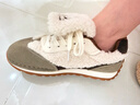 Bata休閑鞋女秋冬通勤德訓鞋運動(dòng)毛毛鞋8031DDM4 卡其/白 37 曬單實(shí)拍圖