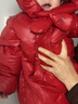 蓋璞男女幼童2025冬季新款3D耳朵連帽亮面羽絨服兒童裝外套829360 曬單實(shí)拍圖
