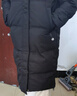 雪中飛羽絨服女中長(cháng)款90絨25冬季過(guò)膝純色寬松時(shí)尚連帽休閑厚外套黑色M 曬單實(shí)拍圖