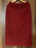 愛(ài)特愛(ài)（EITIE）氣質(zhì)優(yōu)雅顯瘦包臀裙2026春季新款高腰針織裙紅色半身裙A2606113V 龐貝紅61 XL (170) 曬單實(shí)拍圖