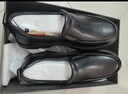 奧康（Aokang）官方春秋季流行商務(wù)休閑皮鞋男士舒適百搭一腳蹬鞋子男黑41碼 曬單實(shí)拍圖