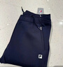 FILA 斐樂(lè )官方男士針織長(cháng)褲冬季新款健身跑步健身運動(dòng)褲靈動(dòng)褲子 深黑-BK XL 180/88A/XL 曬單實(shí)拍圖