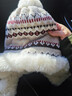 雪茜曼費爾島帽子女冬季東北防寒護耳針織棉帽防風(fēng)哈爾濱旅游保暖雷鋒帽 曬單實(shí)拍圖
