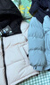駱駝（CAMEL）小太陽(yáng)戶(hù)外羽絨服秋冬新款男女同款600蓬加厚保暖外套面包服 白玉粉    /    可拆卸帽子 L /適用于80-100斤 曬單實(shí)拍圖