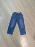 巴拉巴拉balaOne童裝男童褲子兒童牛仔褲2025秋冬加絨直筒褲208425108104 曬單實(shí)拍圖