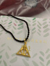周生生哈利波特黃金項鏈足金聯(lián)名款死亡圣器吊墜繩鏈款94141Z定價(jià) 45厘米 曬單實(shí)拍圖