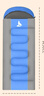 北極狼（BeiJiLang）睡袋成人秋冬加厚戶(hù)外露營(yíng)保暖辦公午休便攜隔臟單人棉睡袋被子 曬單實(shí)拍圖