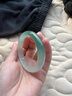 慕僑西“墨青含潤”翡翠手鐲油青飄花玉手鐲寬邊女款緬甸冰種平安鐲處理 “墨青含潤”翡翠手鐲 58mm-59mm（現貨現發(fā)） 曬單實(shí)拍圖