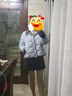 香影翻領(lǐng)輕薄羽絨服女2025冬季新款白鴨絨拼接短款小個(gè)子藍色外套 淺藍 M 160/84A/95-110斤 曬單實(shí)拍圖