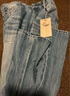 BILLION寬松牛仔褲男闊腿褲秋冬季厚款高腰直筒高端純棉無(wú)彈品牌正品166 淺藍馬騮 81內長(cháng)（寬松闊腳） 31 (2.41尺) 曬單實(shí)拍圖