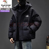 啄木鳥(niǎo)（TUCANO）羽絨服男冬季新款潮牌加厚保暖防風(fēng)連帽美式面包服男士休閑外套 幻影黑 【官方正品 專(zhuān)柜直發(fā)】 2XL 【建議155-170斤可穿】 曬單實(shí)拍圖