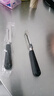 安德納多功能削皮刀不銹鋼蘋(píng)果削皮器家用瓜刨廚房土豆刮皮水果去皮神器 黑柄削皮水果刀【2把】 曬單實(shí)拍圖