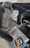 大嘴猴（paul frank）牛仔褲男士彈力褲子男秋冬季休閑褲男褲修身長(cháng)褲 藍灰色加絨 31 曬單實(shí)拍圖