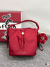 FILA 馬上起飛斐樂(lè )女包挎包2026春新款時(shí)尚手提包單肩包斜挎包福袋包 節奏紅-PK XS 曬單實(shí)拍圖
