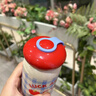 貞嘻女神節禮物水杯保溫杯便攜杯子吸管杯女生小容量學(xué)生水杯生日禮物 蘋(píng)果飛碟保溫杯【350ml】 曬單實(shí)拍圖