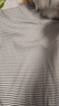 優(yōu)衣庫女裝羅紋條紋高領(lǐng)T恤/長(cháng)袖小高領(lǐng)內搭481026 00 白色 L /160/88A 曬單實(shí)拍圖