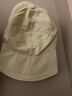 361°遮臉?lè )罆衩迸募緷O夫帽遮陽(yáng)帽防紫外線(xiàn)棒球帽太陽(yáng)帽女士鴨舌帽 米白色【加大加寬-顯臉小】 曬單實(shí)拍圖