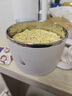 京東京造 泡面碗 上班族304不銹鋼飯盒小學(xué)生雙層防燙1.3L白色 配筷勺 曬單實(shí)拍圖