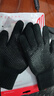 李寧（LI-NING）騎行手套冬季男女士保暖棉毛線(xiàn)針織加絨黑手套觸屏防寒電動(dòng)車(chē) 曬單實(shí)拍圖