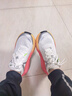安踏【王一博同款】冠軍乘風(fēng)2代厚底輕便緩震透氣男跑步鞋112525523A 曬單實(shí)拍圖