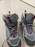 迪卡儂（DECATHLON）鞋男女登山鞋戶(hù)外防水防滑春秋高幫靴QUS MH100-NEW 女款中幫-松灰色 38 曬單實(shí)拍圖