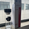 華象商務(wù)玻璃杯雙層水杯男女加厚隔熱透明杯泡茶車(chē)載禮品杯子定制新品 黑色 370ml 曬單實(shí)拍圖