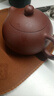 京東京造 宜興紫砂壺 手工【原礦紫泥】煮茶泡茶壺茶具 西施壺210ml 曬單實(shí)拍圖