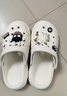 俞兆林（YUZHAOLIN）洞洞鞋男女EVA沙灘鞋涼拖鞋輕盈外穿拖鞋 YG519 白色 38-39 曬單實(shí)拍圖