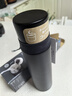 膳魔師（THERMOS）保溫杯不銹鋼水杯磨砂黑500ml男女保冷杯子雙蓋FFM-501新年送禮 曬單實(shí)拍圖