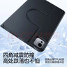 閃魔適用小米平板7spro保護殼12.5英寸小米pad7spro保護套全包360橫豎旋轉防摔硅膠套黑色 曬單實(shí)拍圖