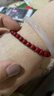 今夕朱砂手串女士手鏈轉運珠佛珠本命年馬年送女友情侶禮物禮品 6mm朱砂玉葫蘆手鏈女 曬單實(shí)拍圖