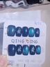 FXHJL韓系live甜酷范兒黑藍星星細閃貓眼純手工穿戴甲高級顯白美甲貼 A1957海藍星（短短梯） 10片 S 曬單實(shí)拍圖