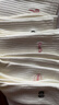 貓人【100%純棉5雙】25年新品白色襪子10A抑菌輕運動(dòng)無(wú)骨中筒女襪 曬單實(shí)拍圖