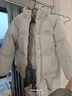 馬克華菲冬季美式棉服男士立領(lǐng)保暖日常百搭休閑舒適防寒外套 淺灰 L 曬單實(shí)拍圖