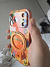迪士尼（Disney）瘋狂動(dòng)物城蘋(píng)果手機殼磁吸帶支架朱迪狐尼克情侶旋轉指環(huán)扣支點(diǎn)殼適用男女款鏡頭全包防摔保護套 橙色支架【星宇橙色】尼克朱迪-ZBL10268GA iPhone17Pro 曬單實(shí)拍圖