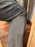 UR秋季新款男裝簡(jiǎn)約休閑松緊腰抽繩純色直筒褲UMB650011 深灰 31 曬單實(shí)拍圖