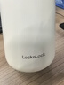 樂(lè )扣樂(lè )扣（LOCK&LOCK）大容量不銹鋼保溫壺保溫保冷水壺戶(hù)外旅行運動(dòng)水壺帶提手1L白色 曬單實(shí)拍圖