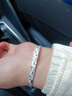 臻匯銀999足銀滿(mǎn)天星銀手鐲女銀飾品首飾生日禮物送媽媽女友長(cháng)輩 曬單實(shí)拍圖