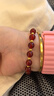 中國黃金蓮花黃金手鏈女足金轉運珠紅瑪瑙手串新年情人節禮物送女友媽媽 【好運蓮蓮】足金蓮花紅瑪瑙手串/京速達 曬單實(shí)拍圖
