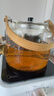 雅集煮茶壺 蒸煮二用提梁壺大容量燒水壺黑茶普洱煮茶器1100ml 錘紋款 曬單實(shí)拍圖